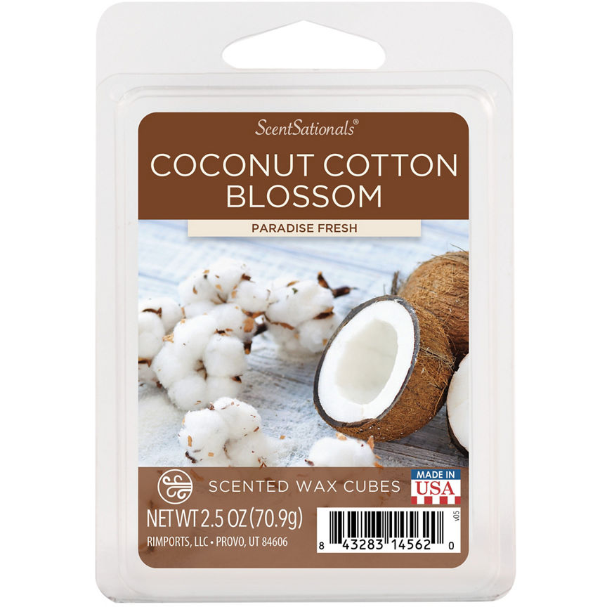 ScentSationals Coconut Cotton Blossom Wax Cubes GOODS ASDA   