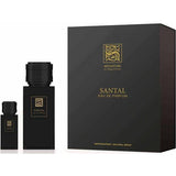 Signature Santal perfume set with travel spray 100ml and 15ml - British product