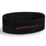 Apis black velour cosmetic headband, UK version