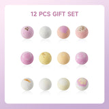 Livingandhome mixed fragrance bath bombs 12 pack, imported from the UK
