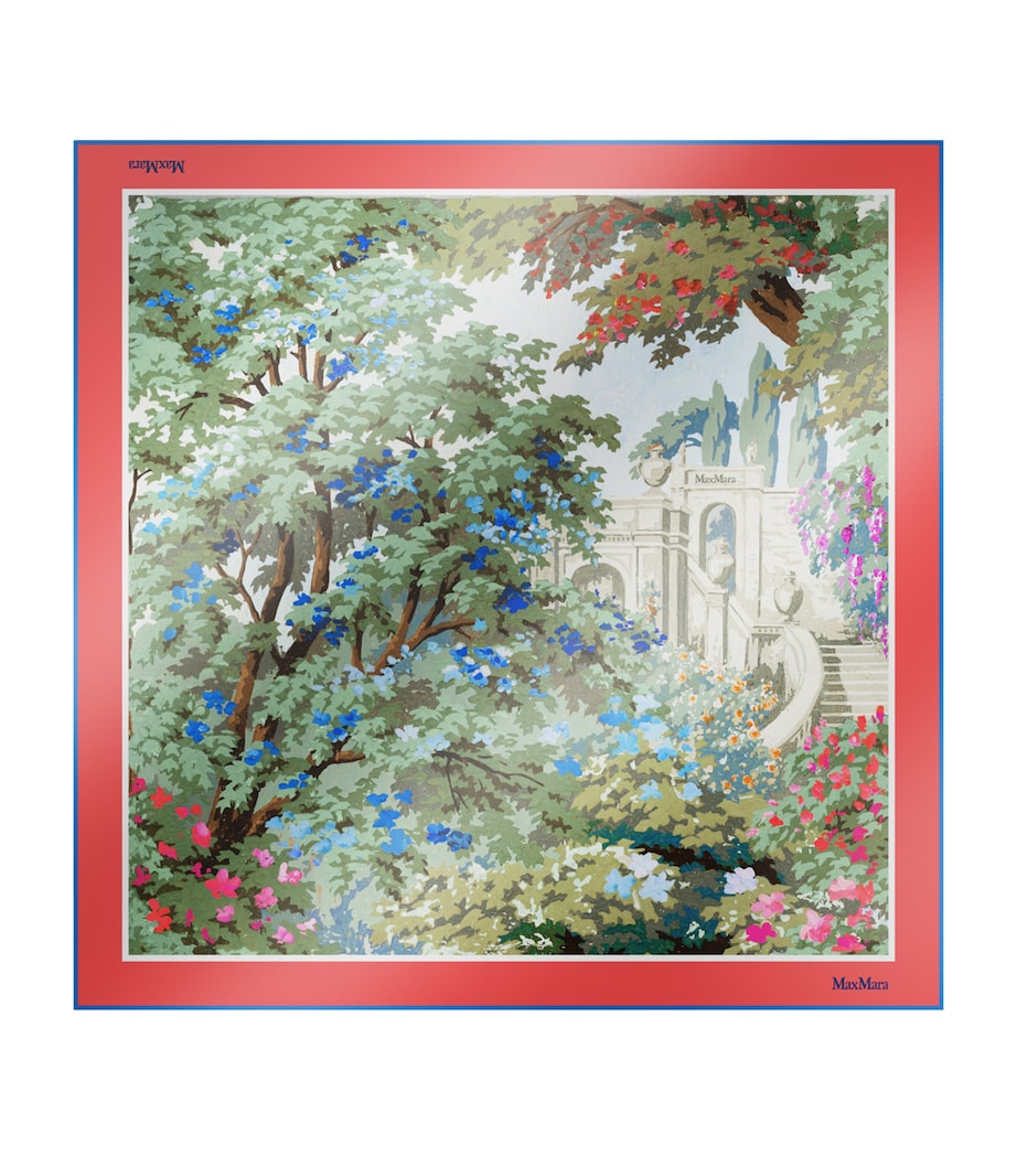 Max Mara silk printed scarf 70cm (British brand)