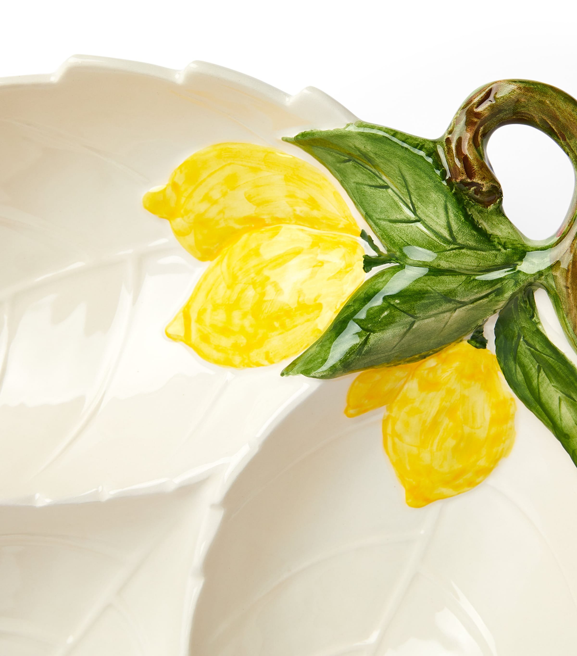 Les-Ottomans Lemon starter set plate 37cm, UK version