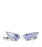 Lalique crystal Victoire Mascottes cufflinks, imported from the UK