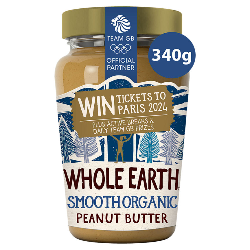 Whole Earth Smooth Organic Peanut Butter GOODS ASDA   