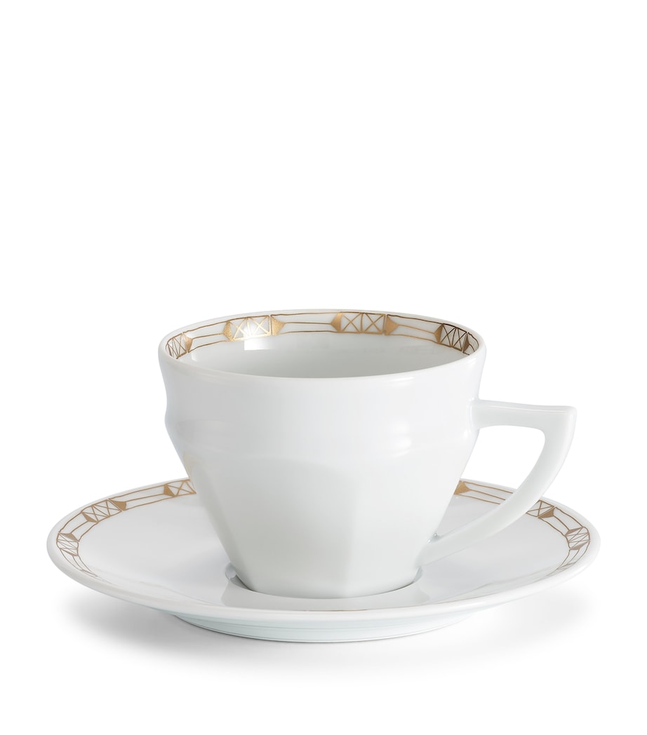 Baccarat Talleyrand porcelain tea cups and saucers set 220ml - British product