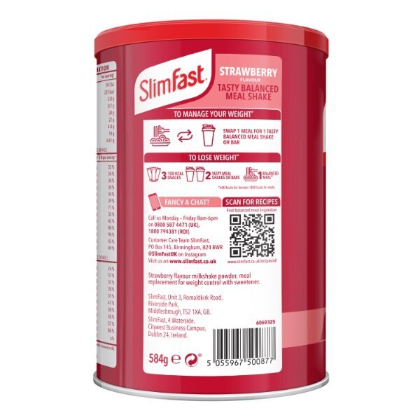 Slimfast Strawberry Powder 584g GOODS Superdrug   