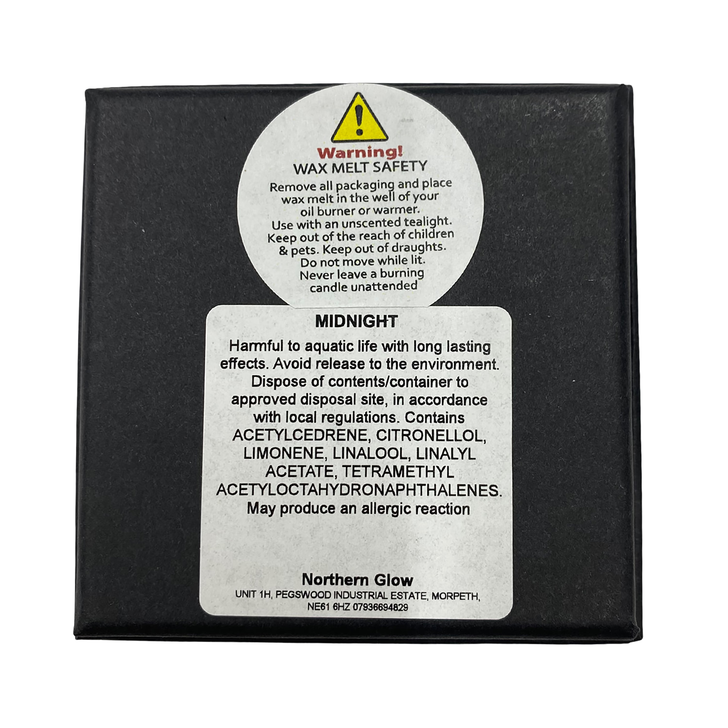 Midnight wax melt 90g, imported from the UK
