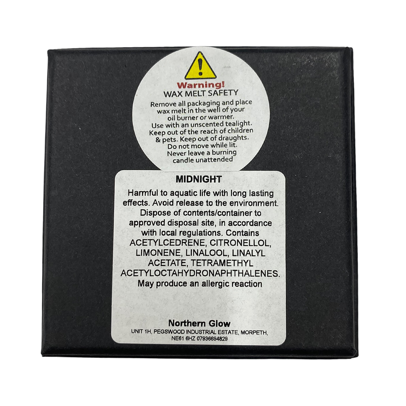 Midnight wax melt 90g, imported from the UK