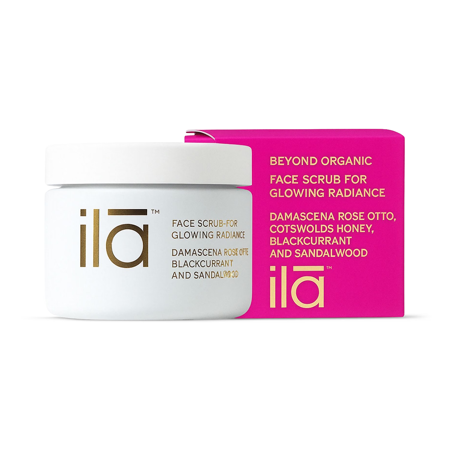 ila face scrub glowing radiance 50g - British product