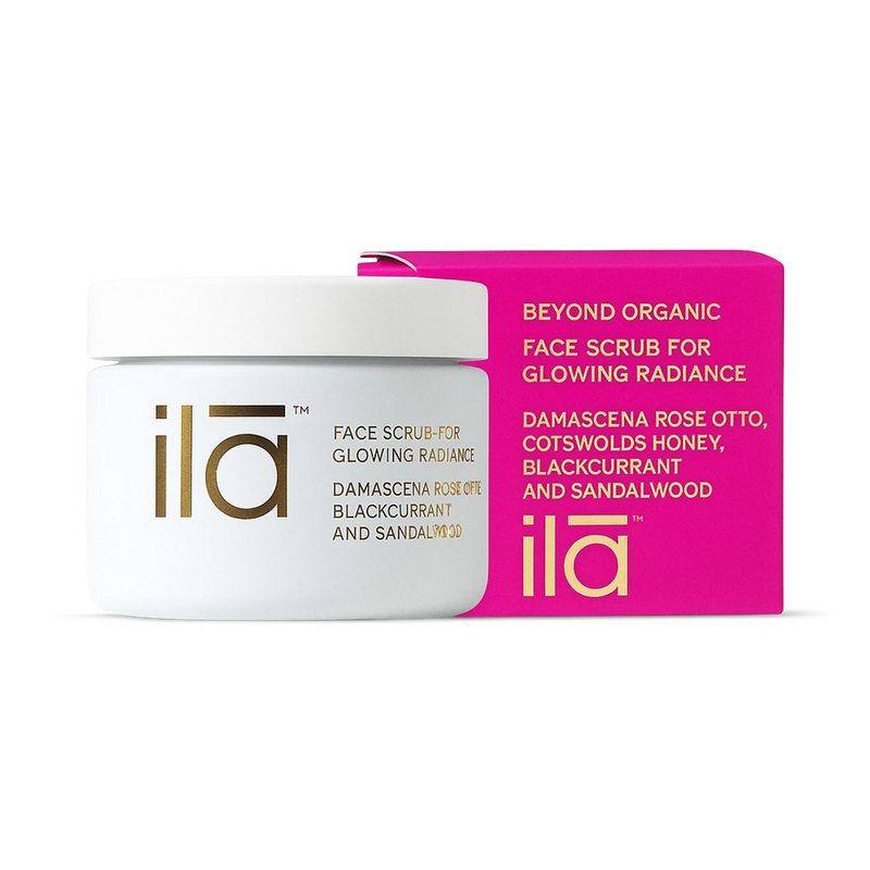 ila face scrub glowing radiance 50g - British product
