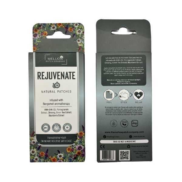 Mellow Patch Rejuvenate skincare patch 18 count, UK version