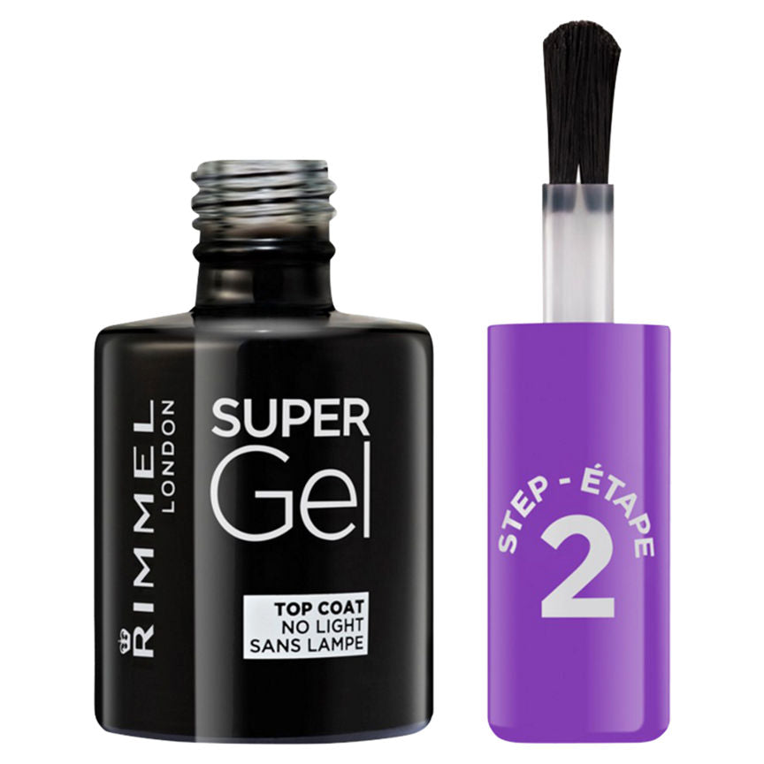 Rimmel London Super Gel Nail Polish Top Coat Make Up & Beauty Accessories ASDA   