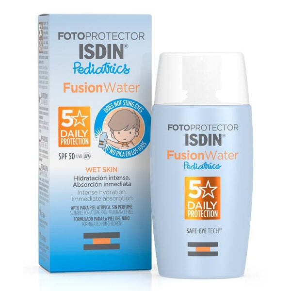 ISDIN children's sunscreen SPF50+ 50ml, imported from the UK