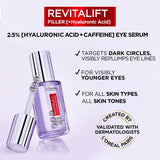 L'Oreal Paris Revitalift Filler Eye Serum 20ml GOODS Superdrug   