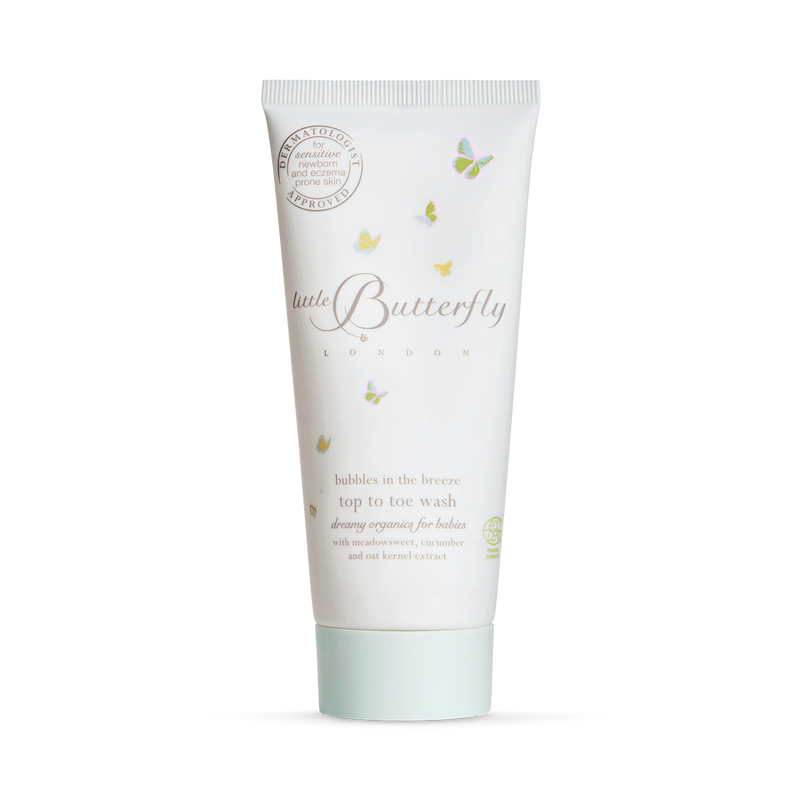 bubbles in the breeze organic top to toe wash 100ml - British product