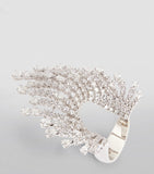 Yeprem white gold diamond inside out ring, imported from the UK