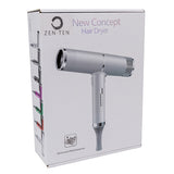 Zenten T-Shape lightweight hair dryer white, imported from the UK