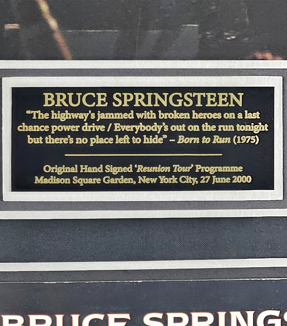 Leipzig Galleries commemorative display signed autograph, UK version