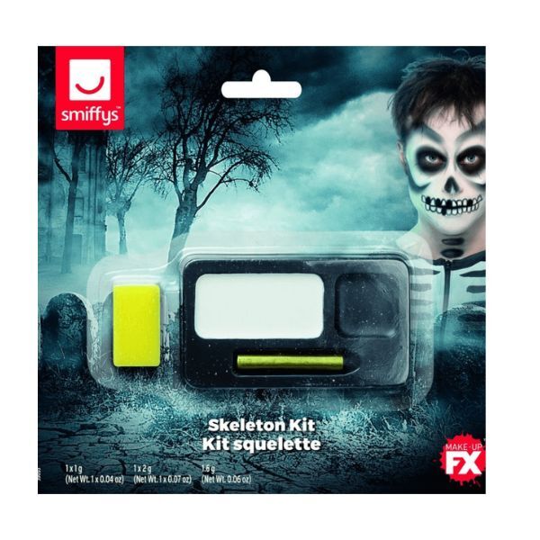 Smiffys Make-Up FX Skeleton Kit Aqua GOODS Superdrug   