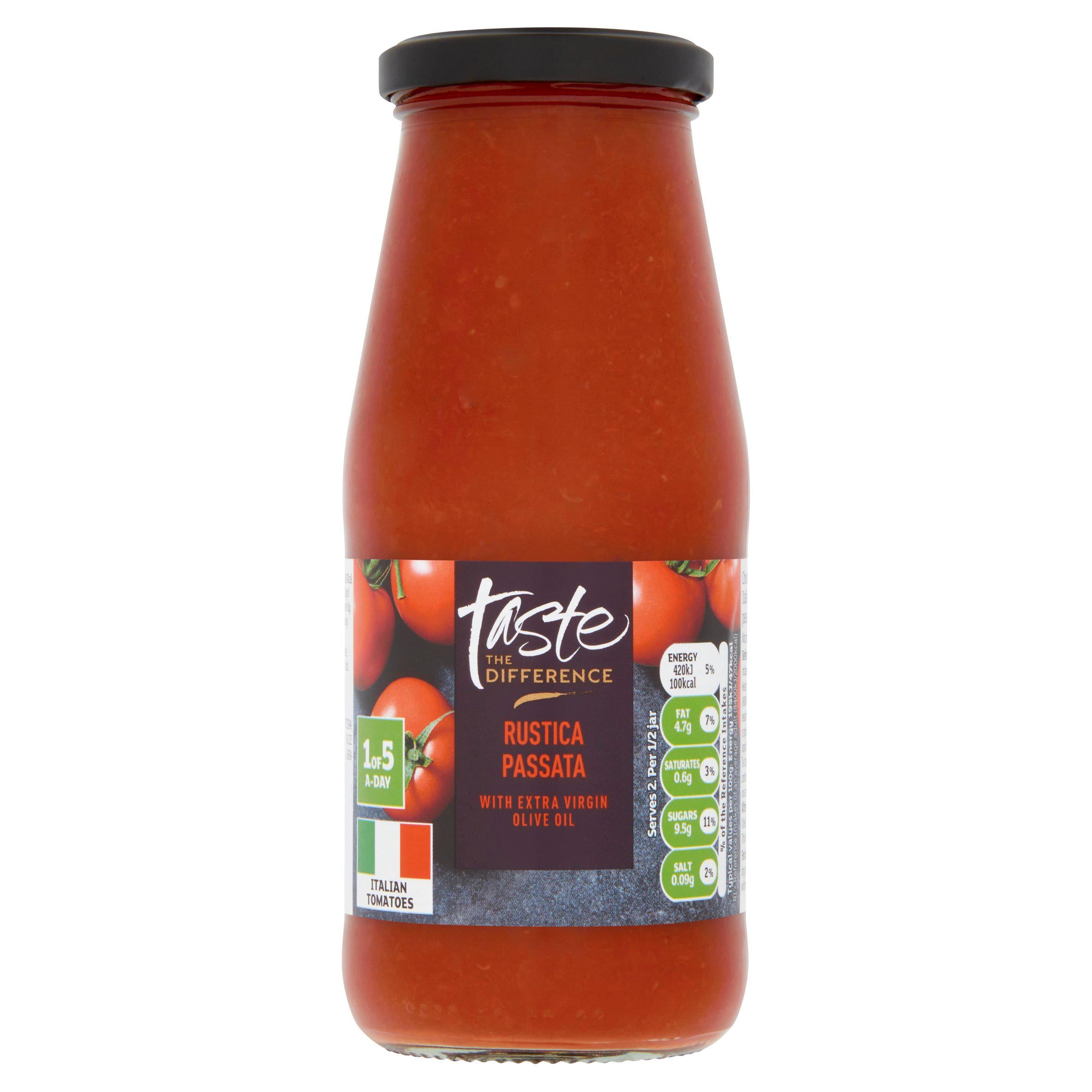 Sainsbury's Rustica Italian Passata, Taste the Difference 430g Food cupboard essentials Sainsburys   