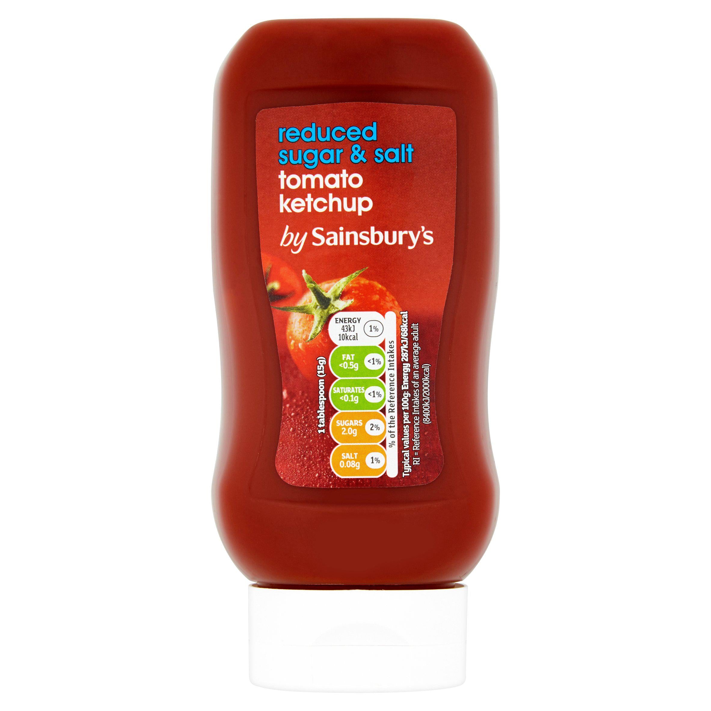 Sainsbury's Tomato Ketchup Sauce, Reduced Salt 445g Tomato ketchup Sainsburys   