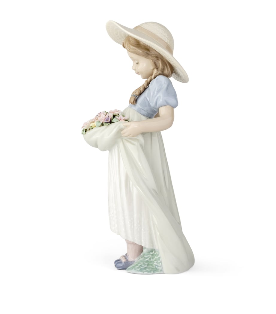 Lladró Bountiful Blossoms porcelain figurine, imported from the UK