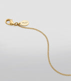 Jimmy Choo diamond fine chain necklace gold-tone - British product