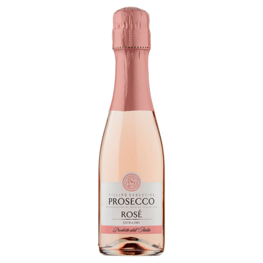 Fillipo Sansovino Prosecco Rosé Miniature GOODS ASDA   