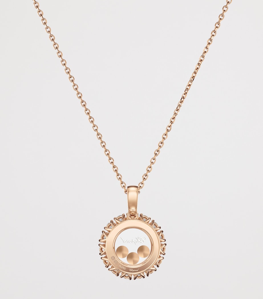 Chopard rose gold diamond necklace 42cm, imported from the UK