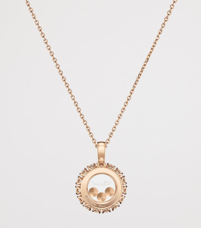 Chopard rose gold diamond necklace 42cm, imported from the UK