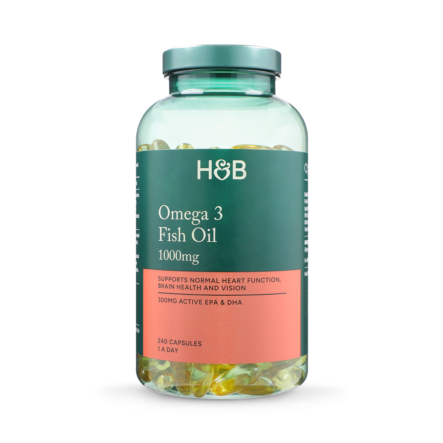 Holland Barrett Omega 3 Fish Oil 1000mg 240 Capsules, UK version