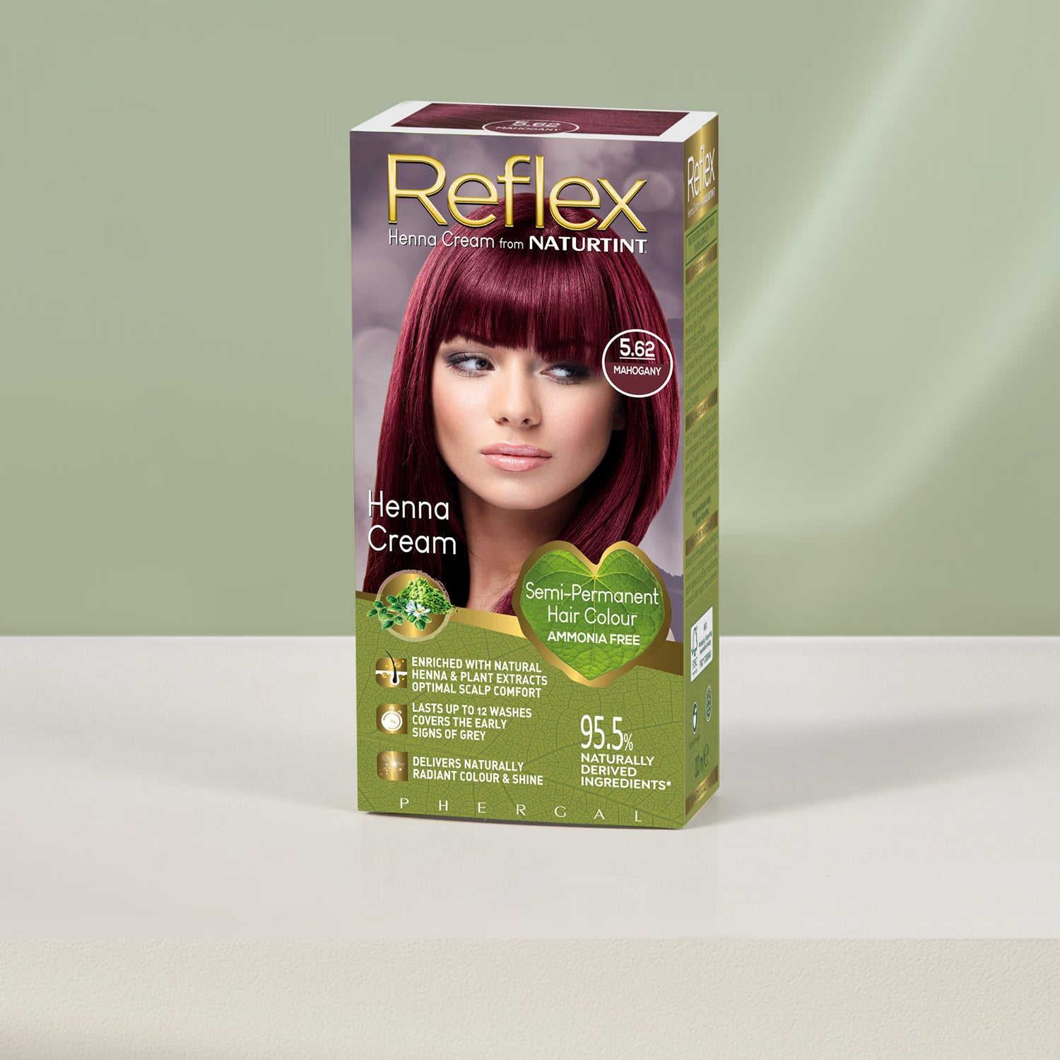 Naturtint Reflex Mahagoni Henna-Haarfarbe - britisches Produkt
