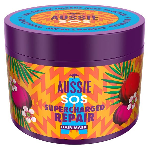 Aussie SOS Supercharged Repair Vegan Hair Mask, 450ml GOODS Boots   