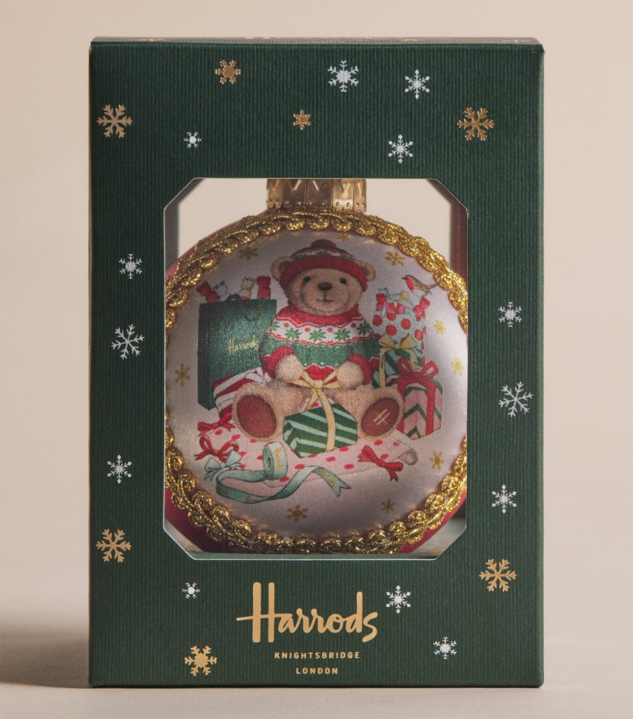 Harrods bear Christmas bauble - British product