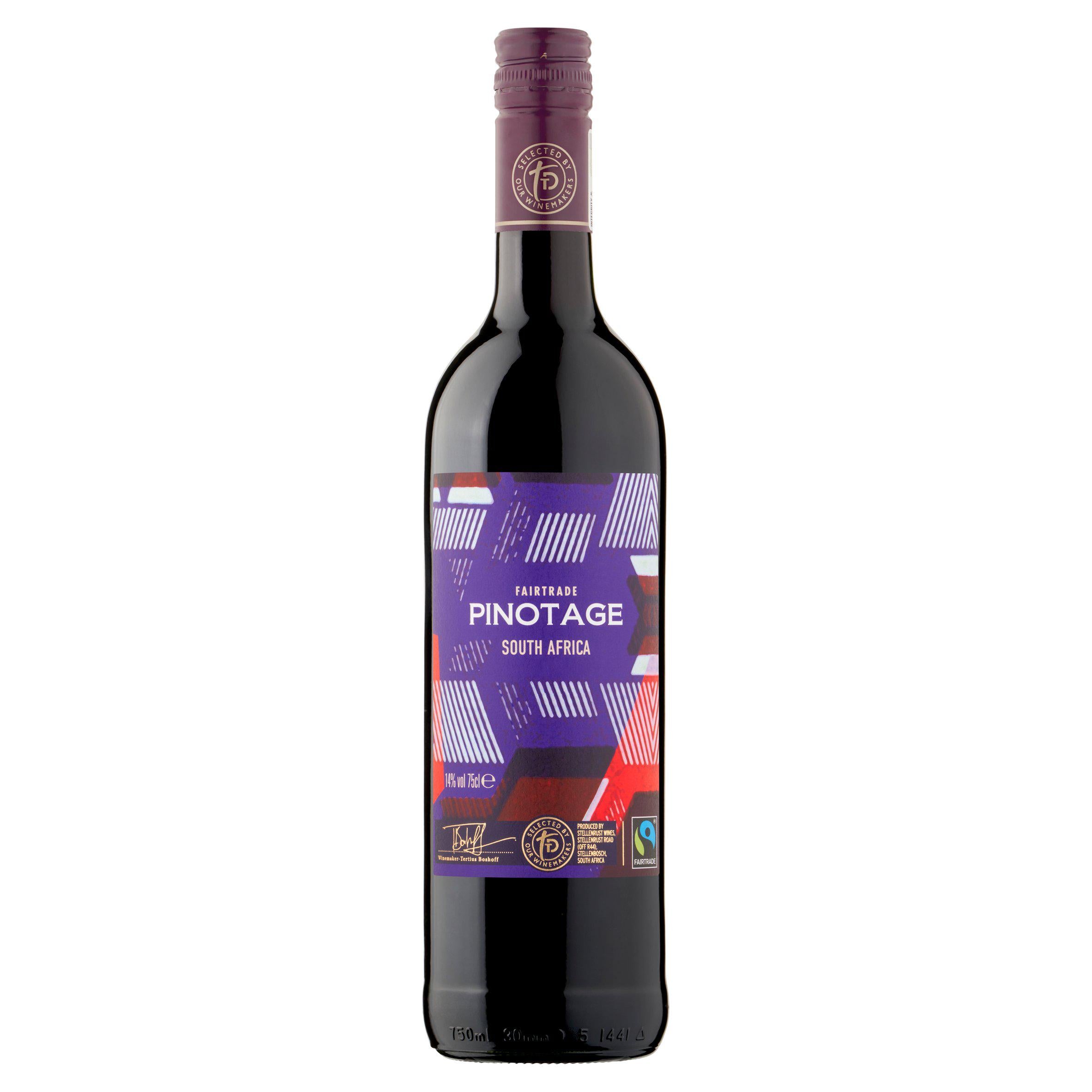 Sainsbury's Fairtrade Pinotage, Taste the Difference 75cl All red wine Sainsburys   