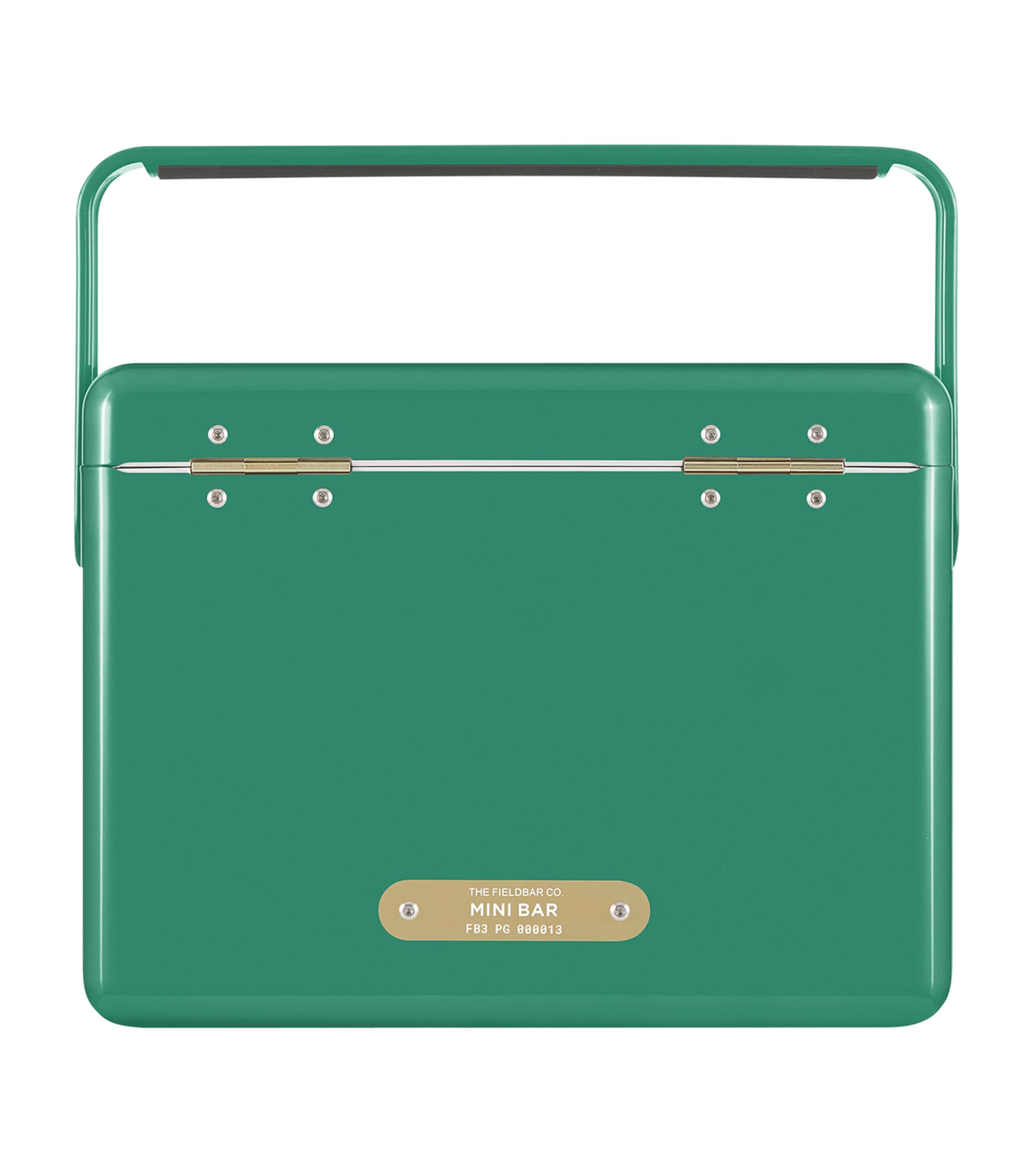 Fieldbar mini bar cooler box with leather sling 4L - British product