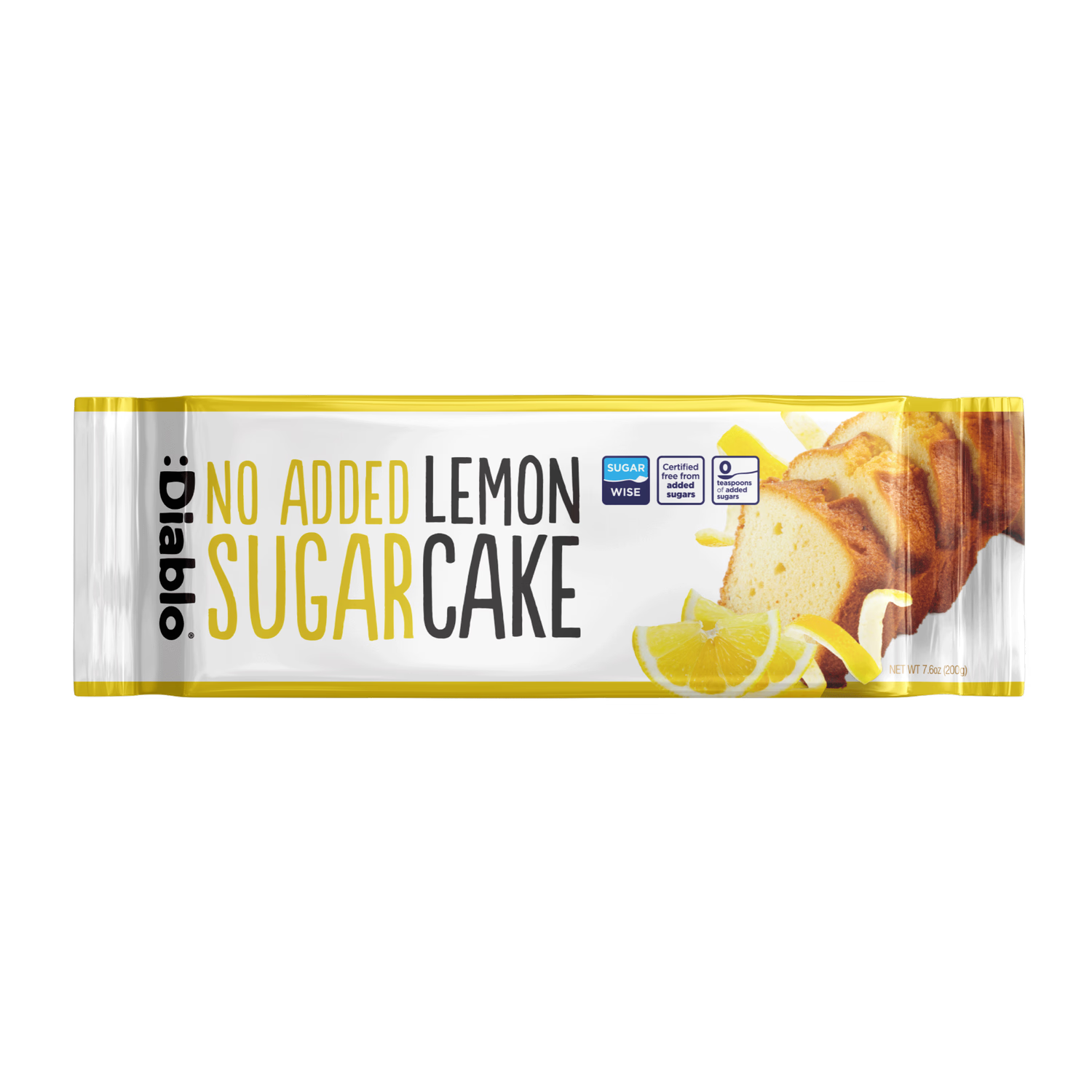 Diablo no added sugar lemon cake 200g, UK version