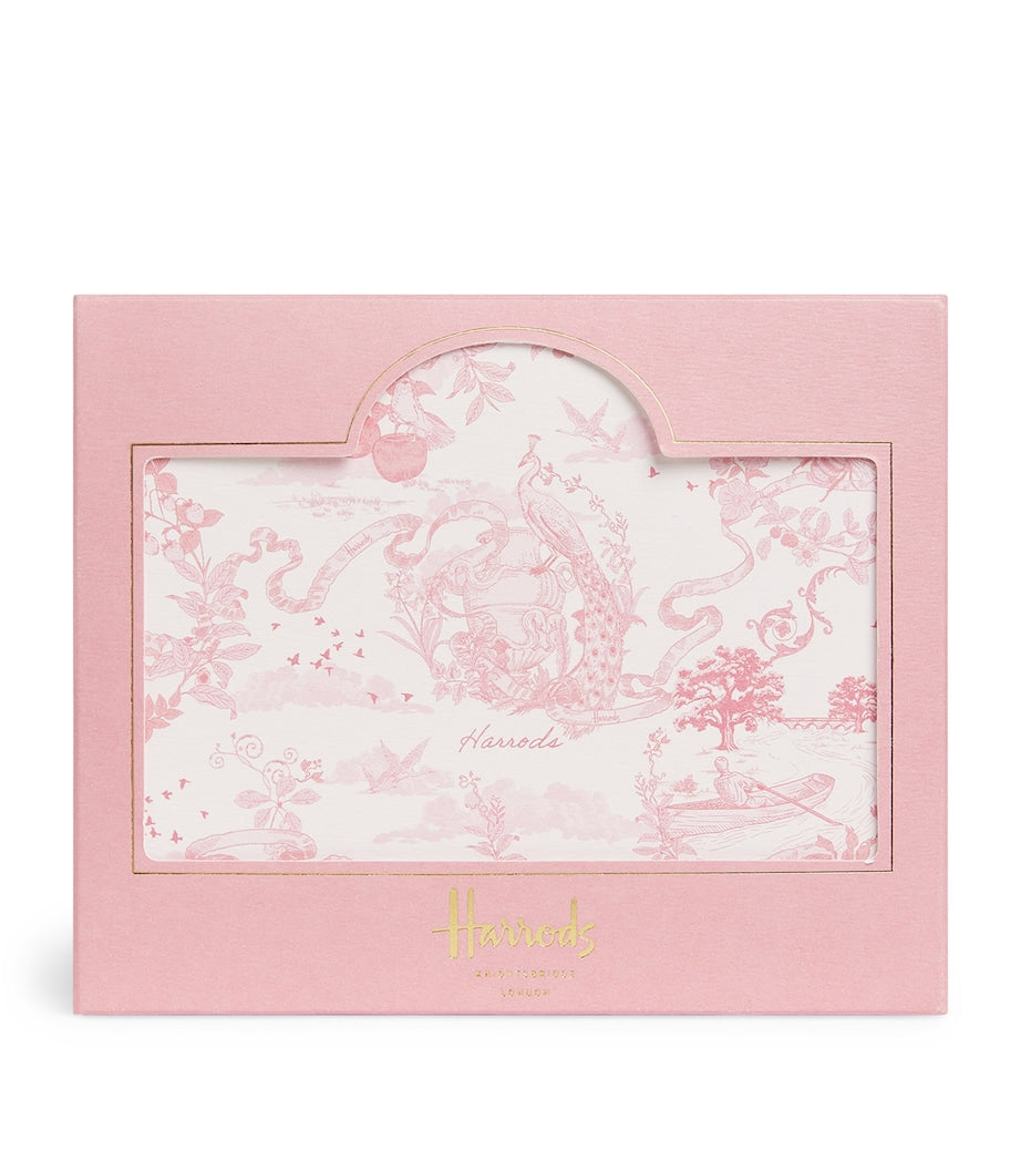 Harrods toile notelets and envelopes set of 8, UK version