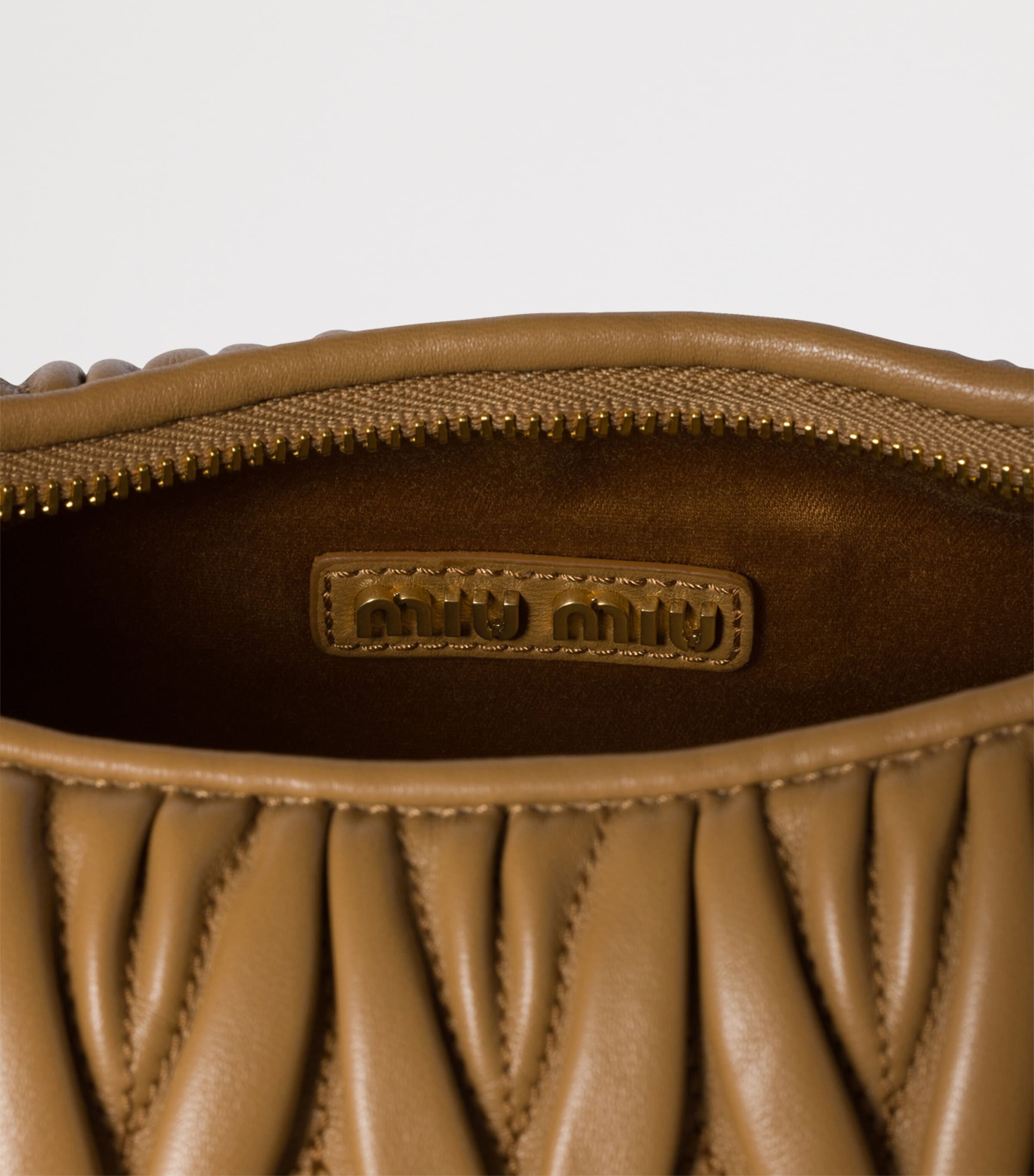 Miu Miu matelassé lambskin Wander top-handle bag, UK version