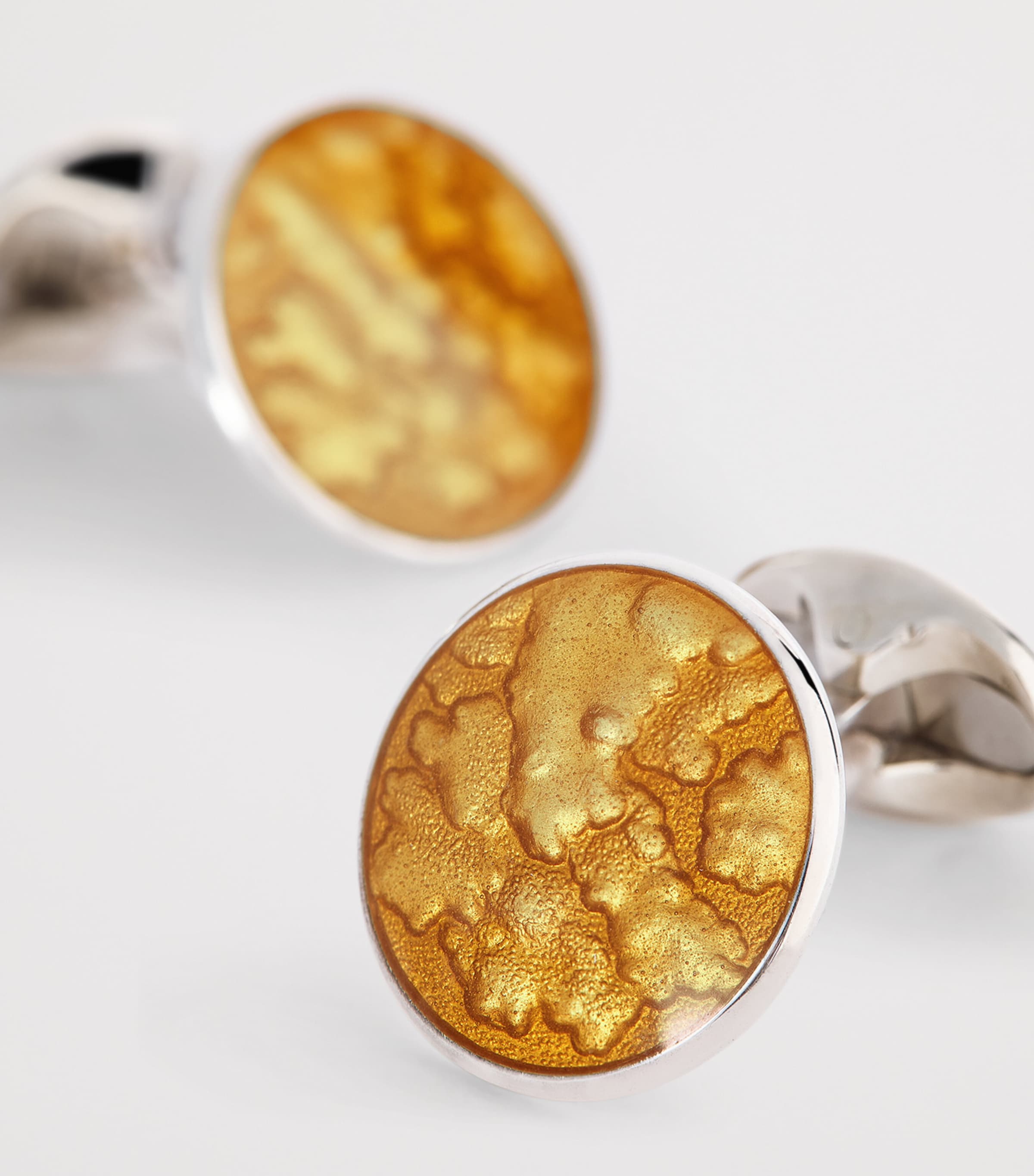 Deakin & Francis Summer Haze Enamel Cufflinks (British brand)