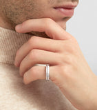 Bvlgari B.zero1 ring white gold diamond, imported from the UK