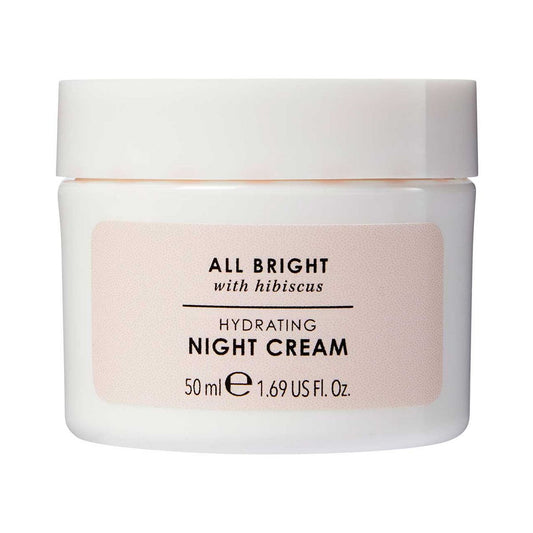 Botanics All Bright Hydrating Night Cream Moisturiser with Natural AHAs 50ml Make Up & Beauty Accessories Boots   