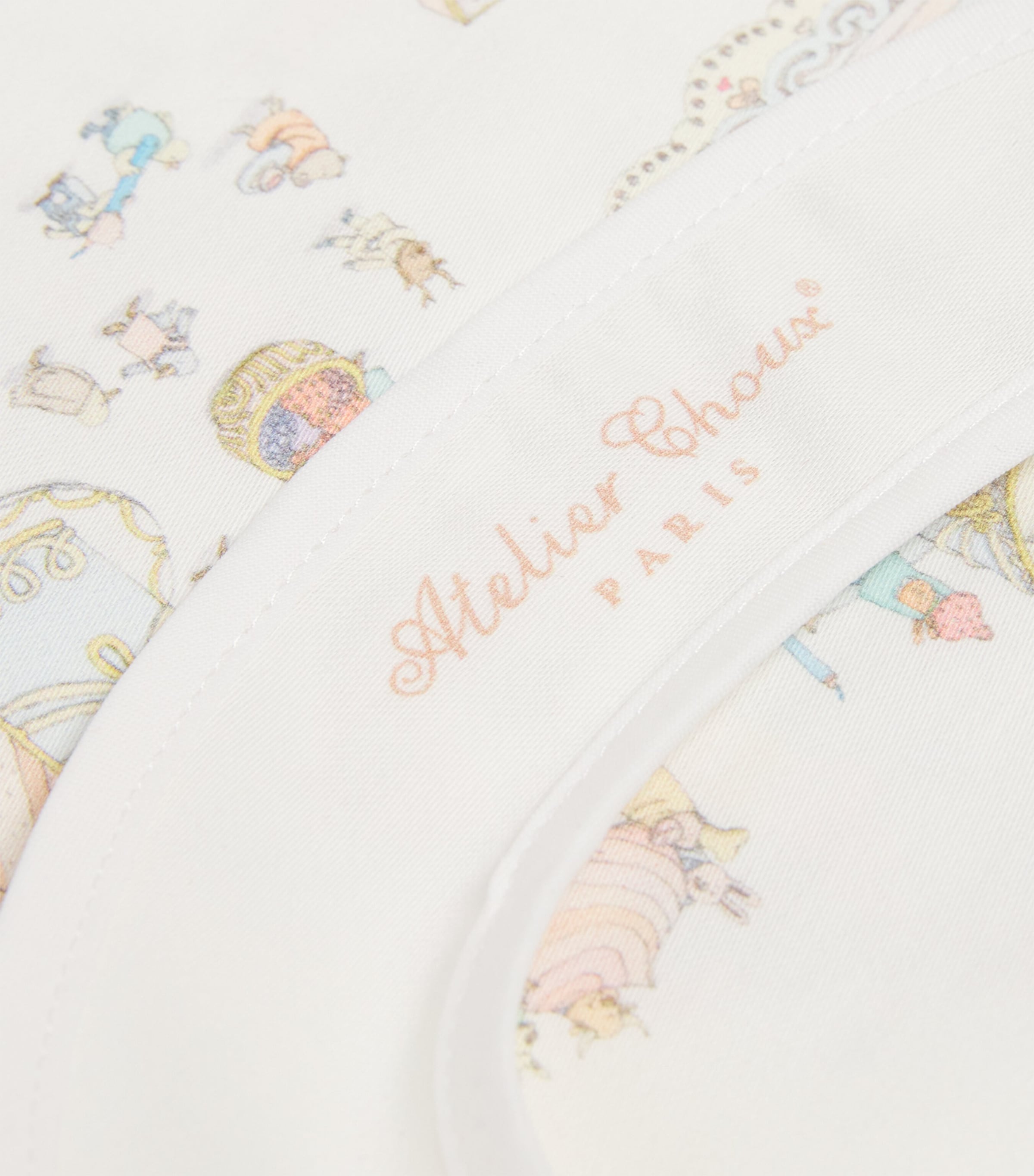 Atelier Choux organic cotton baby bib Le Gâteau, imported from the UK