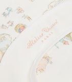 Atelier Choux organic cotton baby bib Le Gâteau, imported from the UK