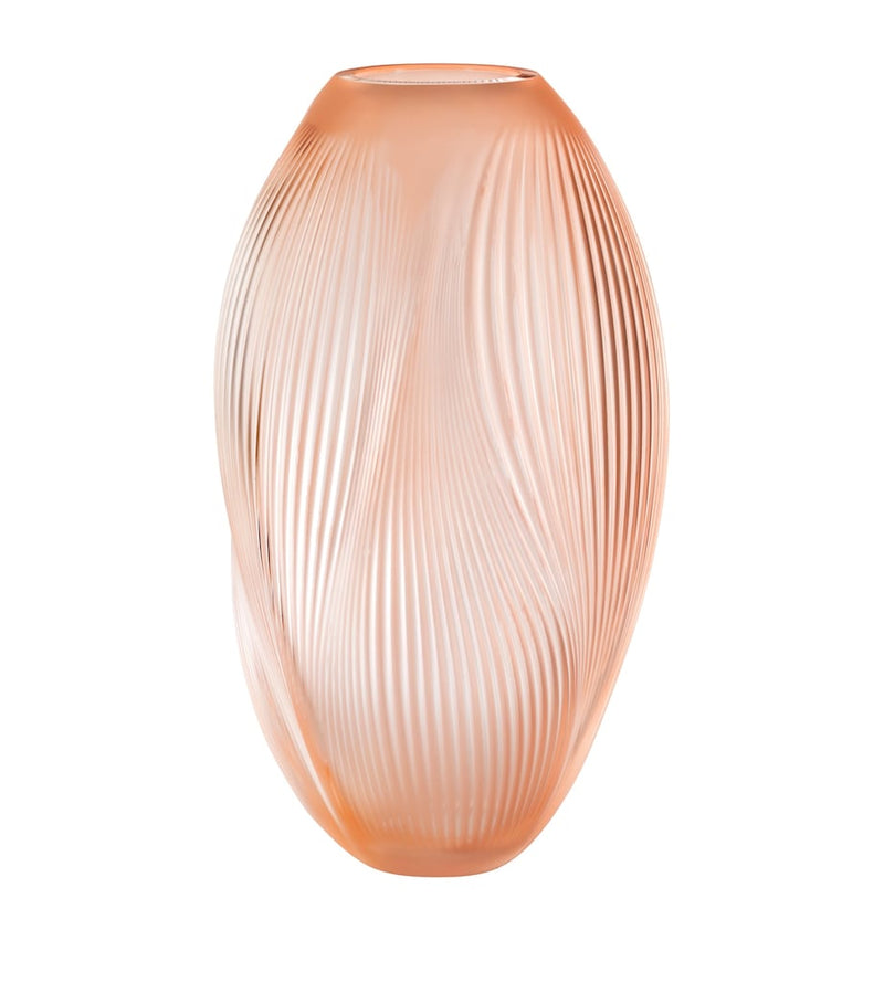 Lalique Alizé extra large crystal vase 51cm - British product