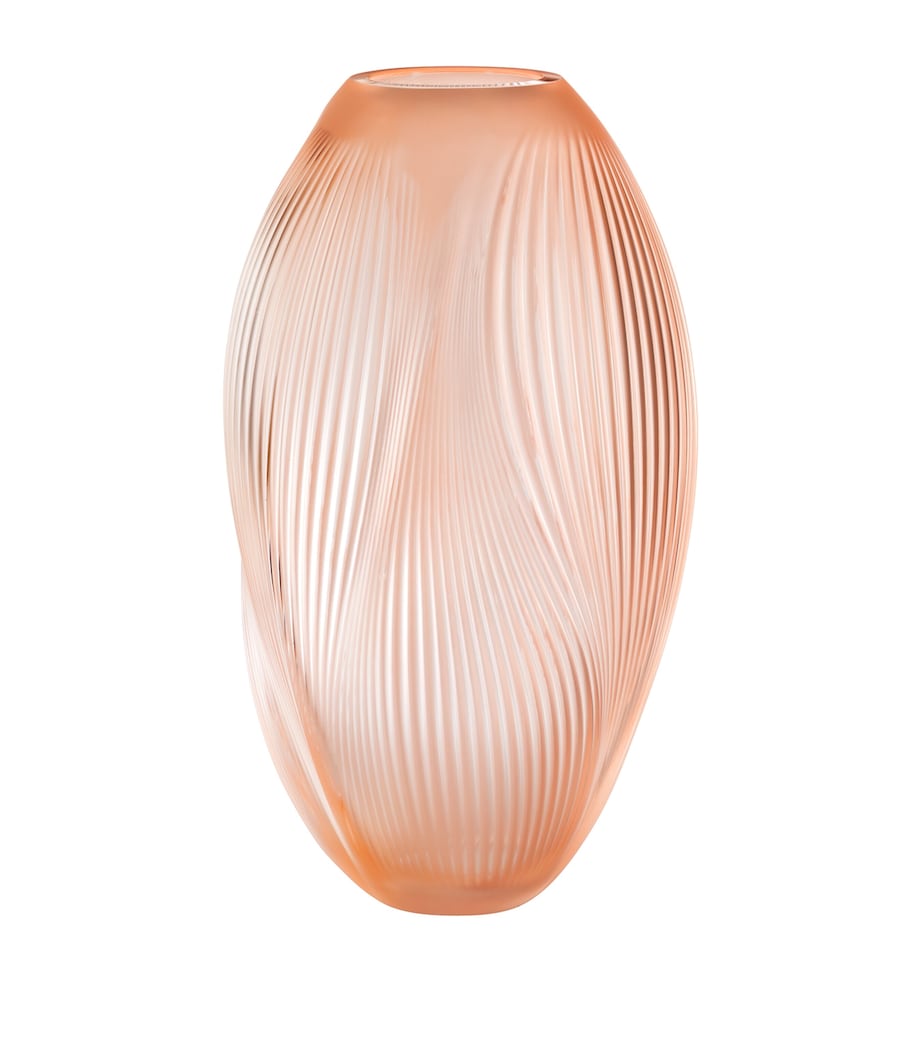 Lalique Alizé extra large crystal vase 51cm - British product