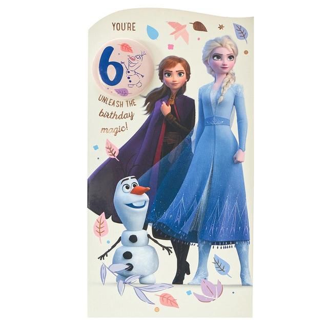 Disney Frozen 6th Birthday Card Miscellaneous M&S   