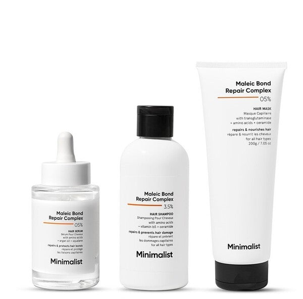 Minimalist Hair Repair Routine Kit, Gift for Her/Him