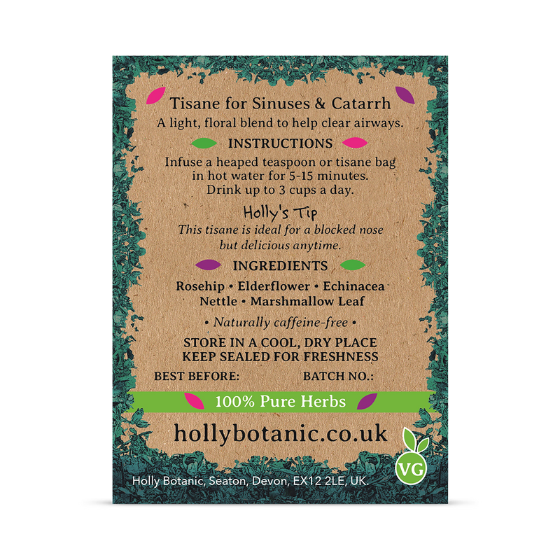 Holly Botanic Breathe Tisane 60 cup loose - British product