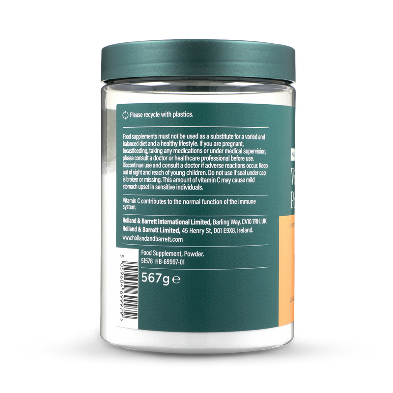 Holland & Barrett Vitamin C 2000mg Powder 567g, UK version